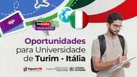 Governo da Paraíba lança editais com 10 vagas para intercâmbio na Universidade de Turim, na Itália