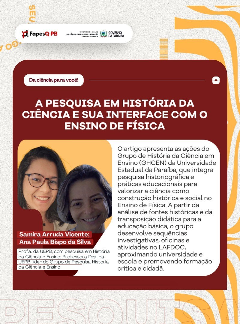 A pesquisa em História da Ciência e sua interface com o Ensino de Física