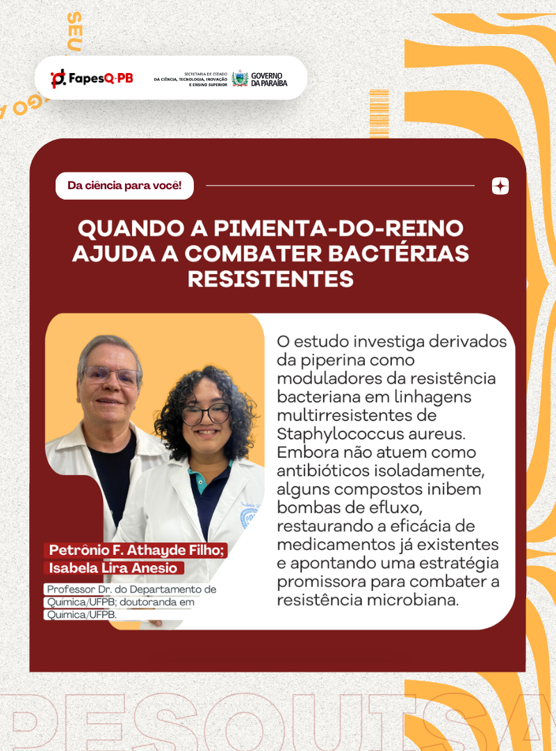 Quando a pimenta-do-reino ajuda a combater bactérias resistentes
