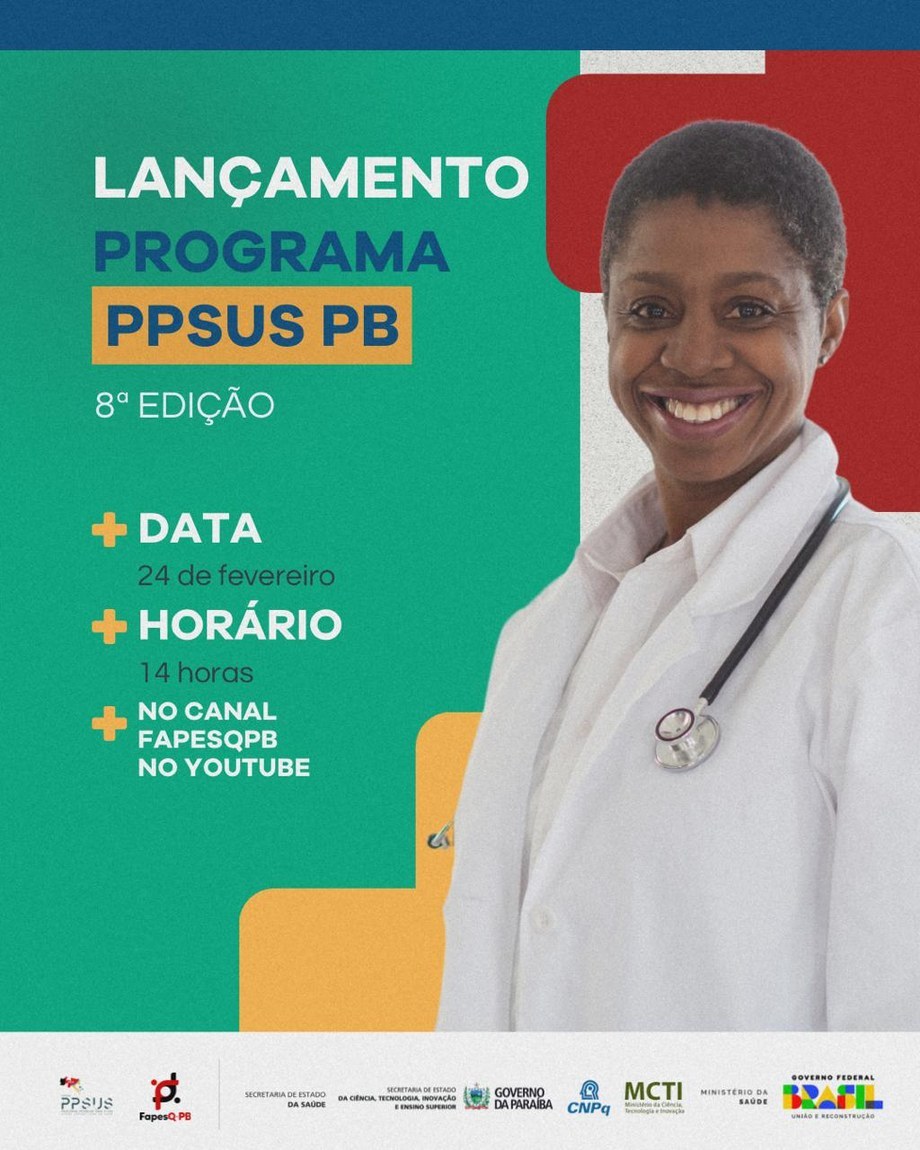 Fapesq lança 8ª edição do Programa Pesquisa para o SUS - PPSUS