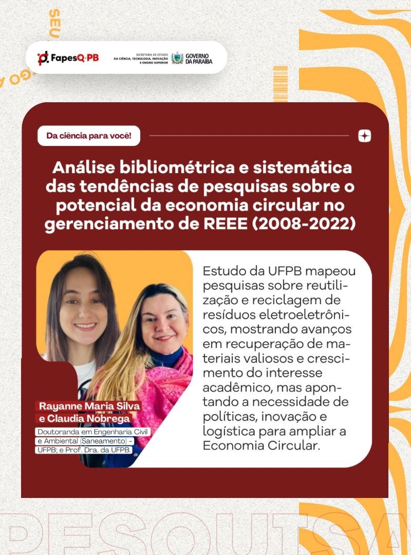 Análise bibliométrica e sistemática das tendências de pesquisas sobre o potencial da economia circular no gerenciamento de Resíduos Eletroeletrônicos (REEE) no período de 2008 à 2022